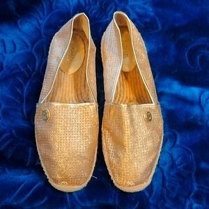 Michael kors gold espadrilles size 11